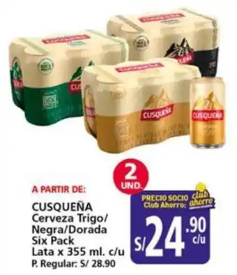 Mayorsa Cusqueña cerveza trigo/ negra/dorada oferta