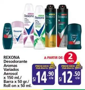 Mayorsa Rexona desodorante aromas variados oferta