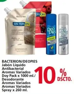 Mayorsa Bacterion/deopies jabón líquido antibacterial oferta