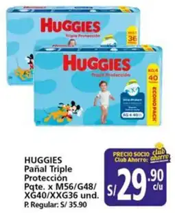 Mayorsa Huggies pañal triple protección oferta