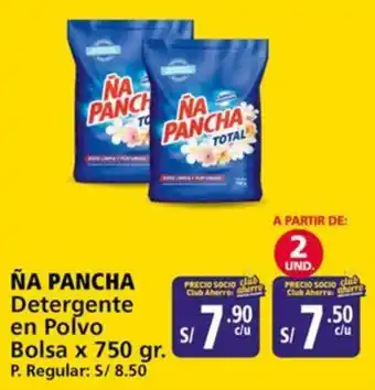 Mayorsa Ña pancha detergente en polvo bolsa oferta