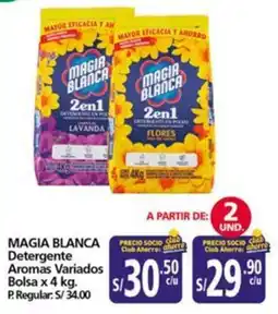 Mayorsa Magia blanca detergente aromas variados bolsa oferta