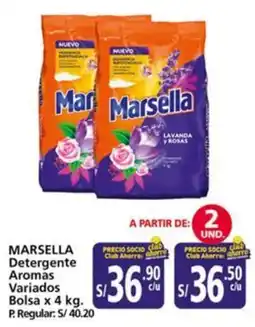 Mayorsa Marsella detergente aromas variados bolsa oferta