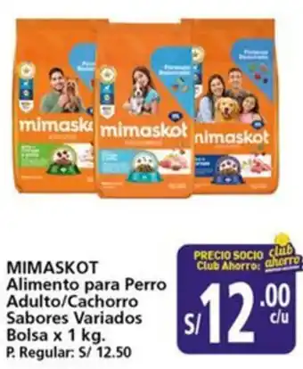 Mayorsa Mimaskot alimento para perro adulto/cachorro oferta