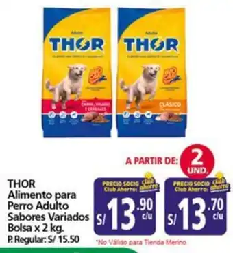Mayorsa Thor alimento perro adulto sabores variados oferta