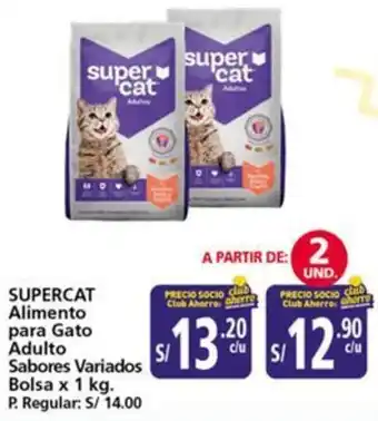 Mayorsa Supercat alimento para gato adulto sabores variados oferta