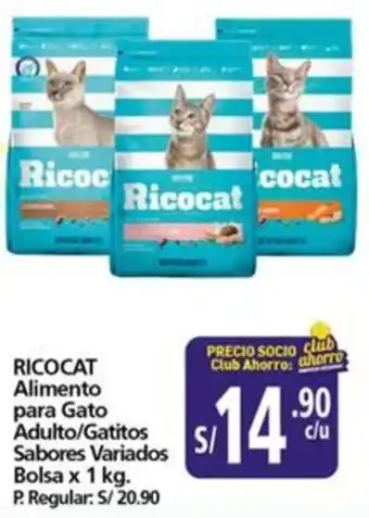 Mayorsa Ricocat alimento para gato adulto/gatitos oferta