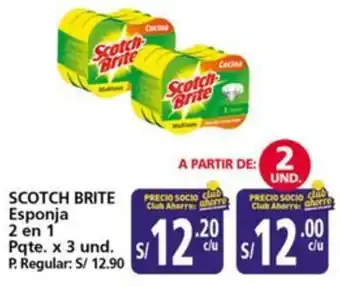 Mayorsa Scotch brite esponja 2 en 1 oferta