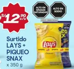 Hiperbodega Precio Uno Surtido lays + piqueo snax oferta