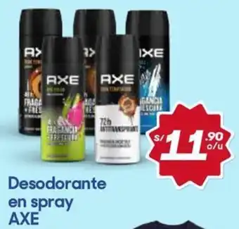 Hiperbodega Precio Uno Axe desodorante en spray oferta