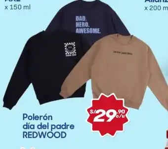 Hiperbodega Precio Uno Redwood polerón día del padre oferta