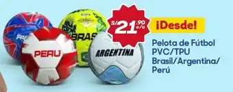 Hiperbodega Precio Uno Pelota de fútbol PVC/TPU oferta