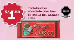 Hiperbodega Precio Uno Estrella del cusco tableta sabor chocolate para taza oferta