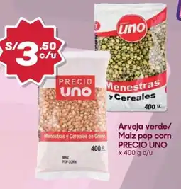 Hiperbodega Precio Uno Precio uno arveja verde/ maiz pop corn oferta
