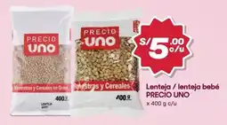 Hiperbodega Precio Uno Precio uno lenteja / lenteja bebé oferta