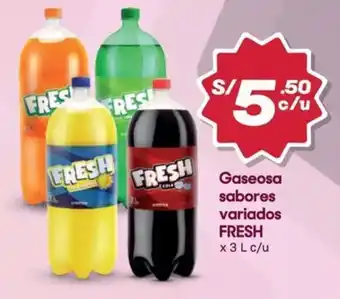 Hiperbodega Precio Uno Fresh gaseosa sabores variados oferta