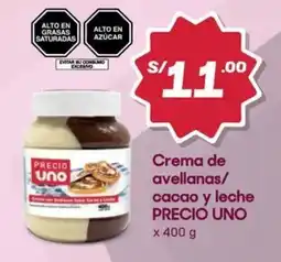 Hiperbodega Precio Uno Precio uno crema de avellanas/ cacao y leche oferta