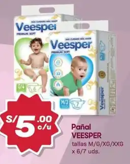 Hiperbodega Precio Uno Veesper pañal oferta