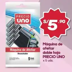 Hiperbodega Precio Uno Precio uno máquina de afeitar doble hoja oferta