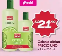 Hiperbodega Precio Uno Precio uno colonia cítrica oferta