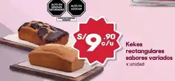 Hiperbodega Precio Uno Kekes rectangulares sabores variados oferta