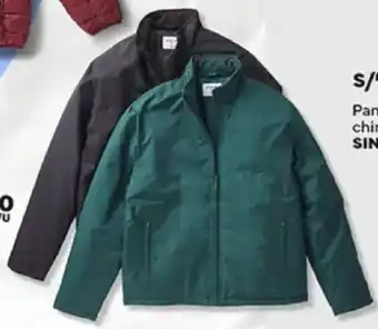 Plaza Vea Singular casaca nylon básica oferta