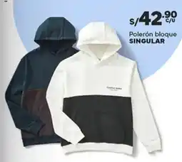 Plaza Vea Singular polerón bloque oferta