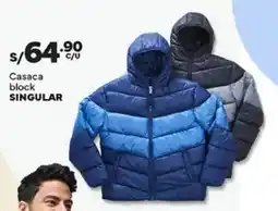 Plaza Vea Singular casaca block oferta