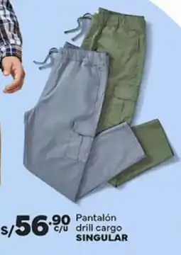 Plaza Vea Singular pantalón drill cargo oferta