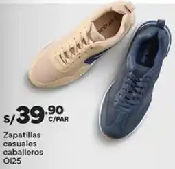 Plaza Vea Zapatillas casuales caballeros 0125 oferta