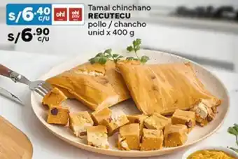 Plaza Vea Recutecu tamal chinchano pollo / chancho oferta