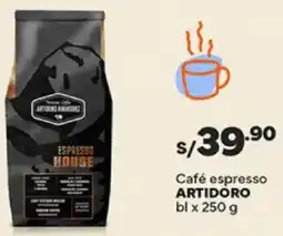 Plaza Vea Artidoro café espresso oferta