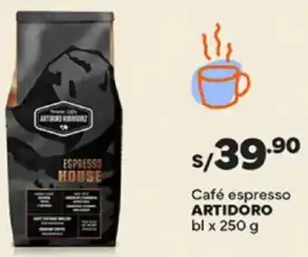 Plaza Vea Artidoro café espresso oferta