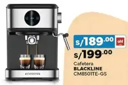 Plaza Vea Blackline cafetera CM8501TE-GS oferta
