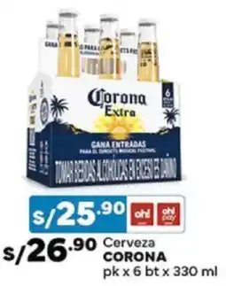 Plaza Vea Corona cerveza oferta