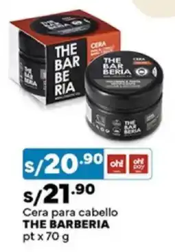 Plaza Vea The bar bers cera para cabello oferta