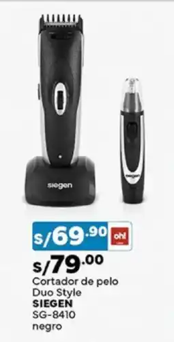 Plaza Vea Siegen cortador de pelo duo style oferta