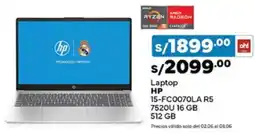 Plaza Vea Hp laptop oferta