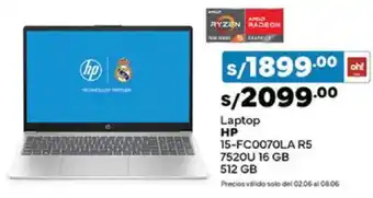 Plaza Vea Hp laptop oferta