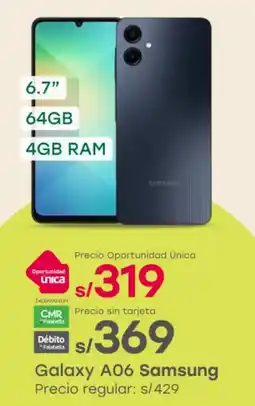 Tottus Samsung galaxy A06 oferta