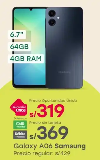 Tottus Samsung galaxy A06 oferta