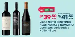 Tottus Vinos nieto senetiner / las moras / navarro correas variedades oferta