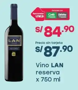 Tottus Lan vino reserva oferta