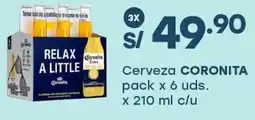 Tottus Coronita cerveza oferta