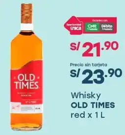 Tottus Old times whisky red oferta