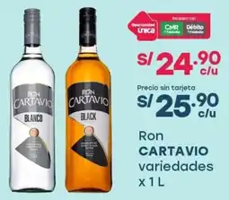 Tottus Cartavio ron variedades oferta