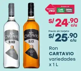 Tottus Cartavio ron variedades oferta