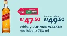 Tottus Johnnie walker whisky red label oferta