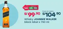 Tottus Johnnie walker whisky black label oferta