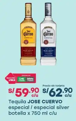 Tottus Jose cuervo tequila especial / especial silver botella oferta